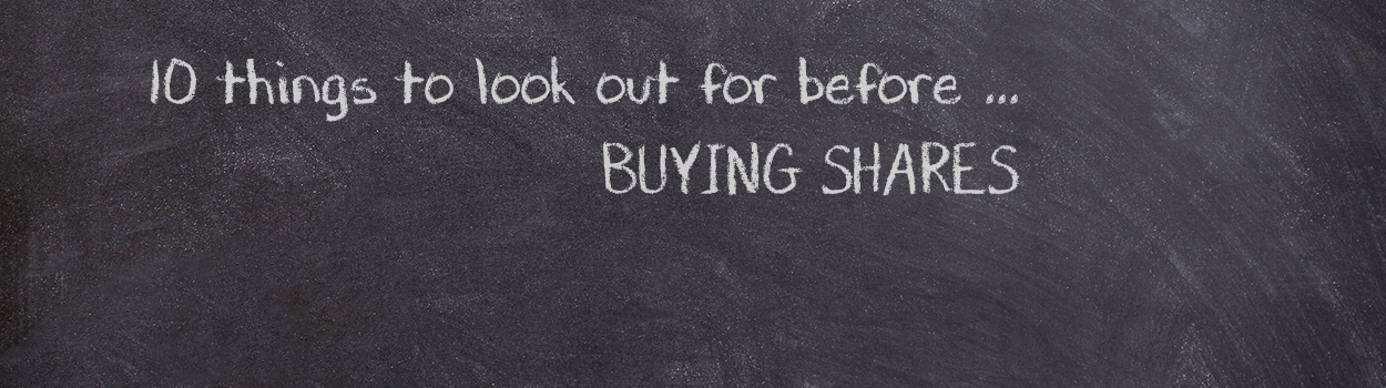 10 Things to Consider When Buying Shares