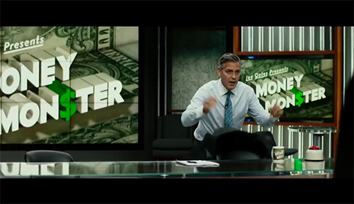 Best Finance Movies: Money Monster. George Clooney, Julia Roberts, Jodie Foster Films.